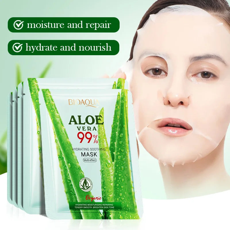 99% Aloe Vera Masks - 5/10pcs