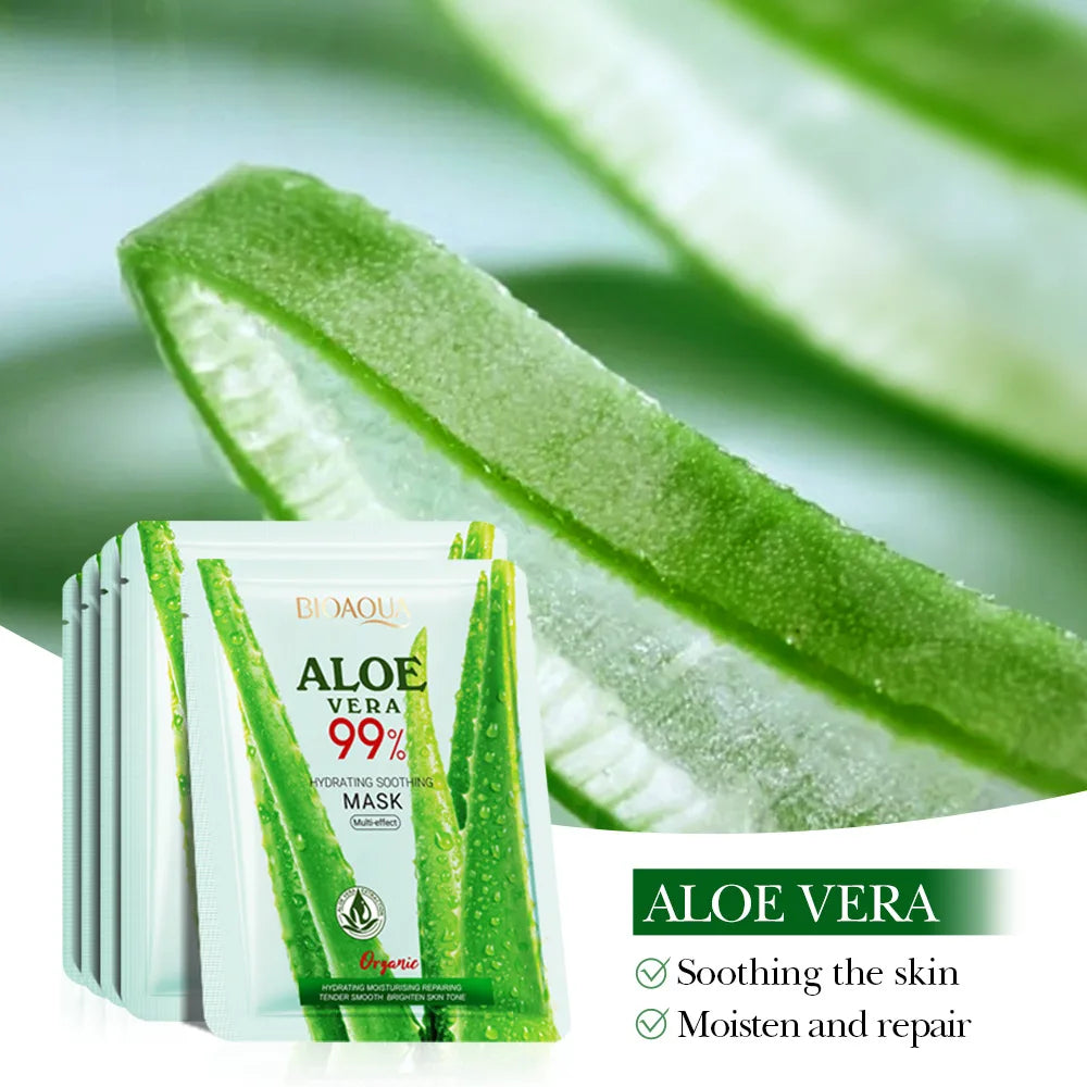 99% Aloe Vera Masks - 5/10pcs