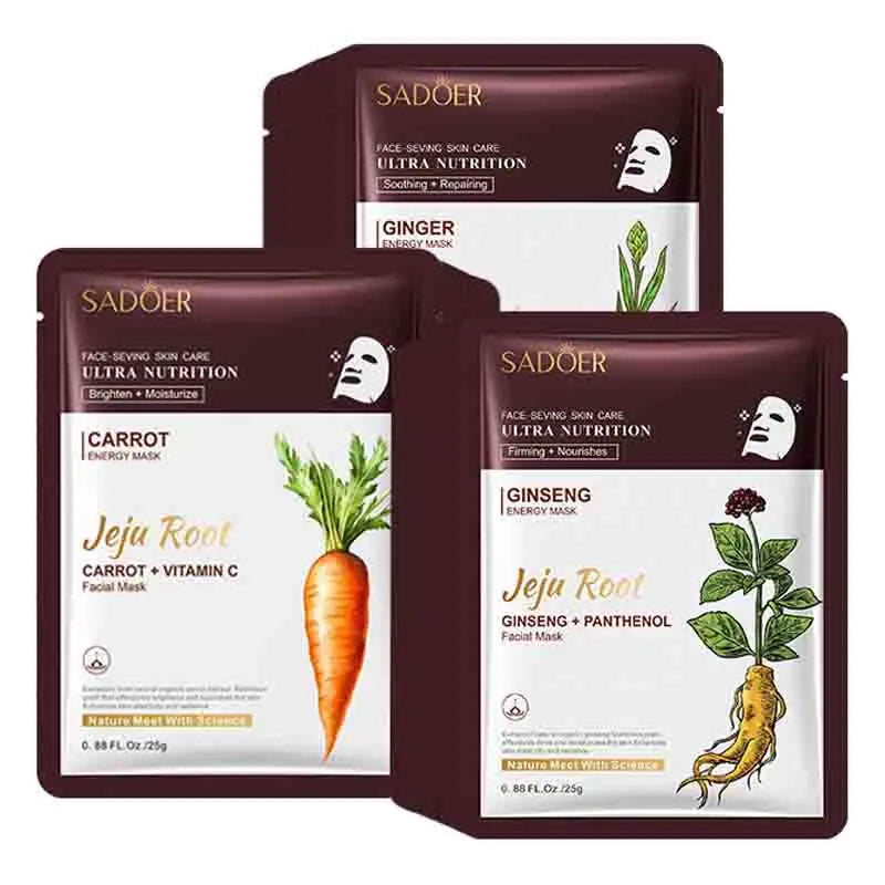 Plant Root Extract Masks - 5pcs