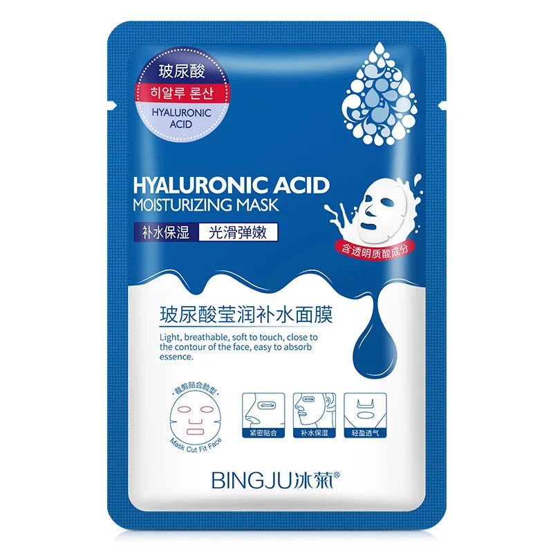 Hyaluronic Acid Hydrating Masks - 10pcs