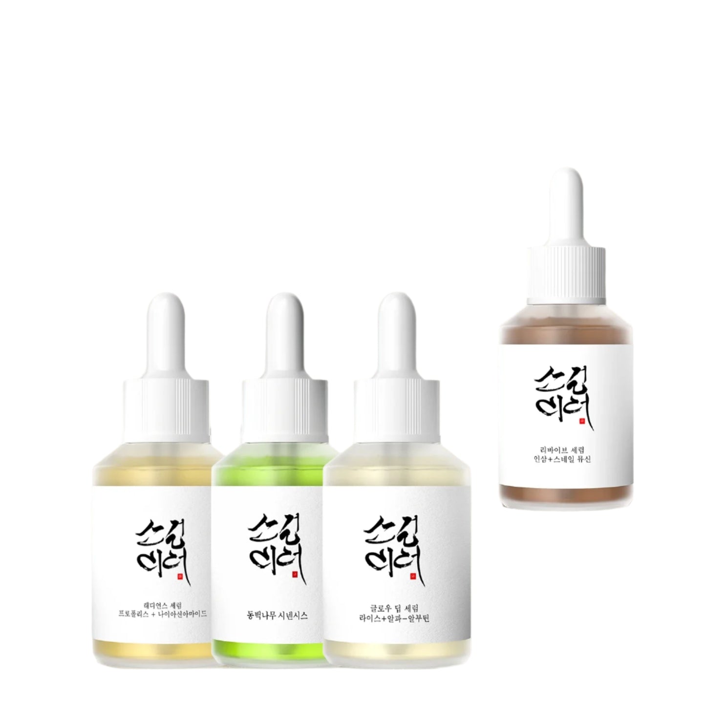 Korean Revitalizing Facial Serums