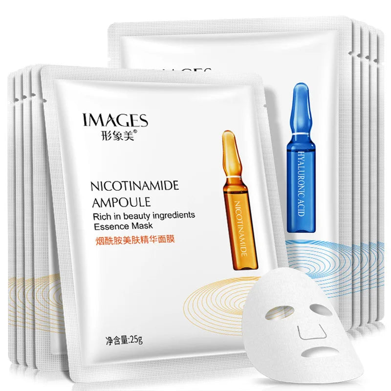 Hyaluronic Acid / Niacinamide Beauty Masks - 10pcs