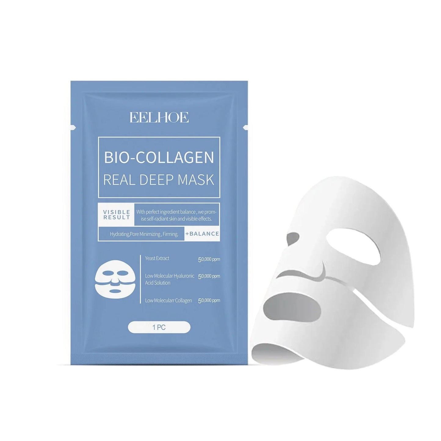 Bio-Collagen Korean Deep Moisture Masks - 3/5/10pcs